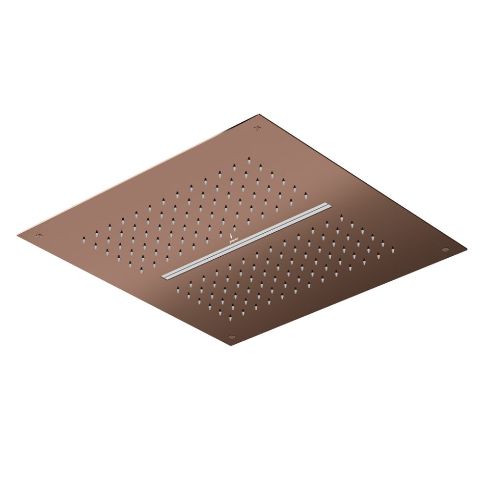Jaquar Duoflo Shower Square Shape - Blush Gold Bright PVD