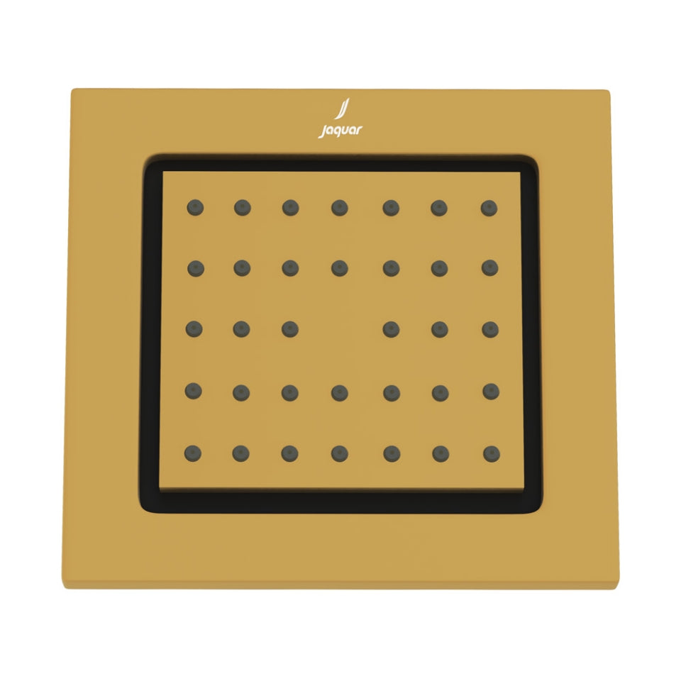 Jaquar Body Shower 130x120mm Rectangular Shape - Gold Matt PVD