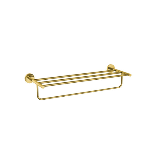 Jaquar Continental Towel Rack 600mm Long - Gold Bright PVD