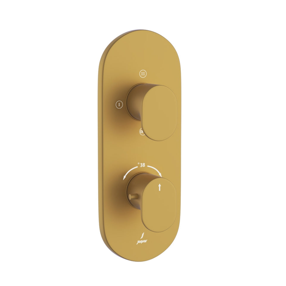 Jaquar Opal Prime Aquamax Thermostatic Shower Mixer - Gold Matt PVD