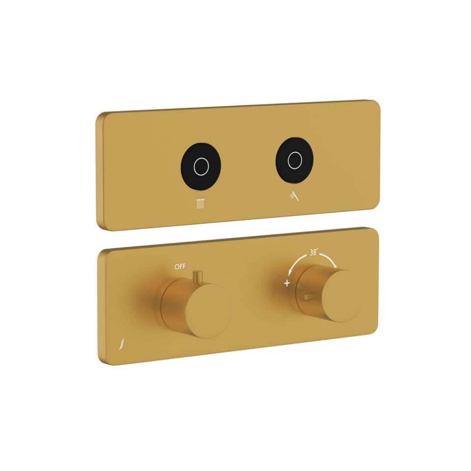Jaquar Exposed Part Kit of Cloud Touch Shower System - Gold Matt PVD