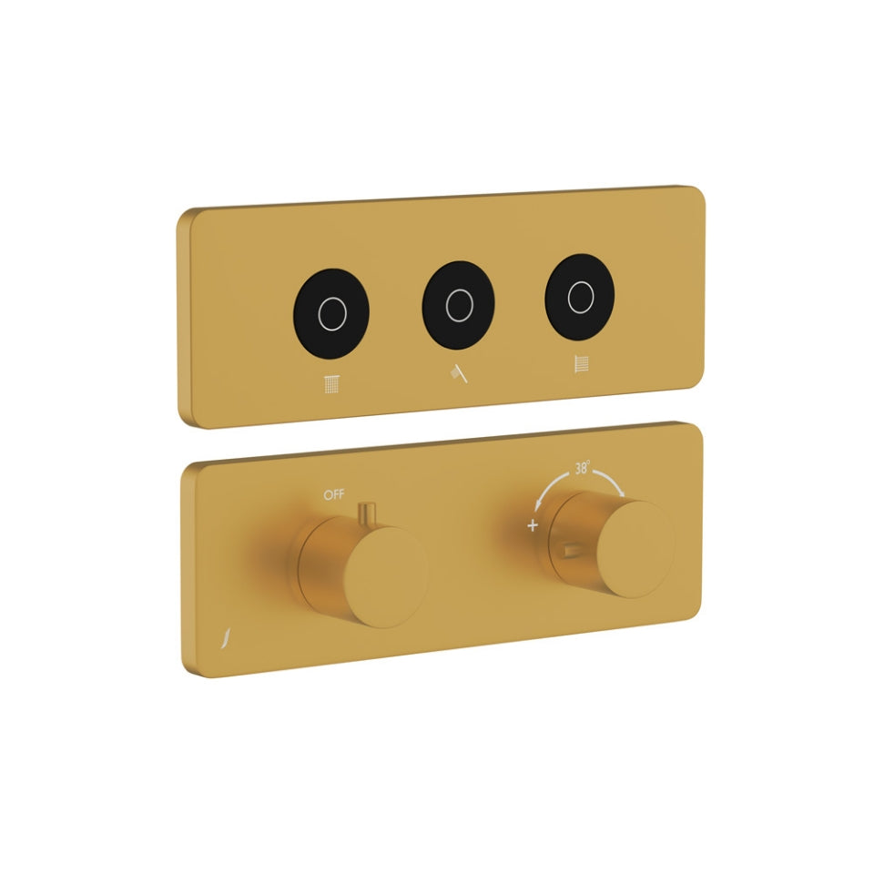 Jaquar Exposed Part Kit of Cloud Touch Shower System - Gold Matt PVD