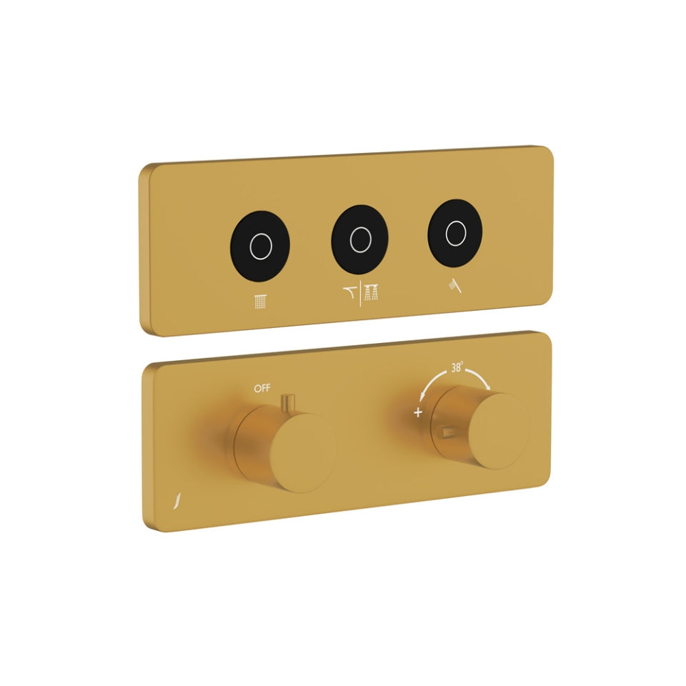 Jaquar Exposed Part Kit of Cloud Touch Shower System - Gold Matt PVD