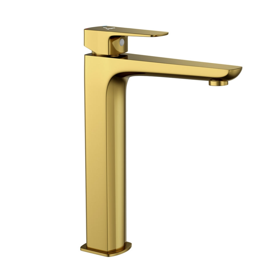 Jaquar Kubix Prime Single Lever Tall Boy - Gold Bright PVD