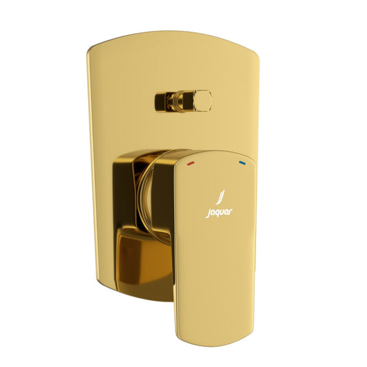 Jaquar Kubix Prime Single Lever Exposed Parts Kit of Hi-flow Diverter - Gold Bright PVD