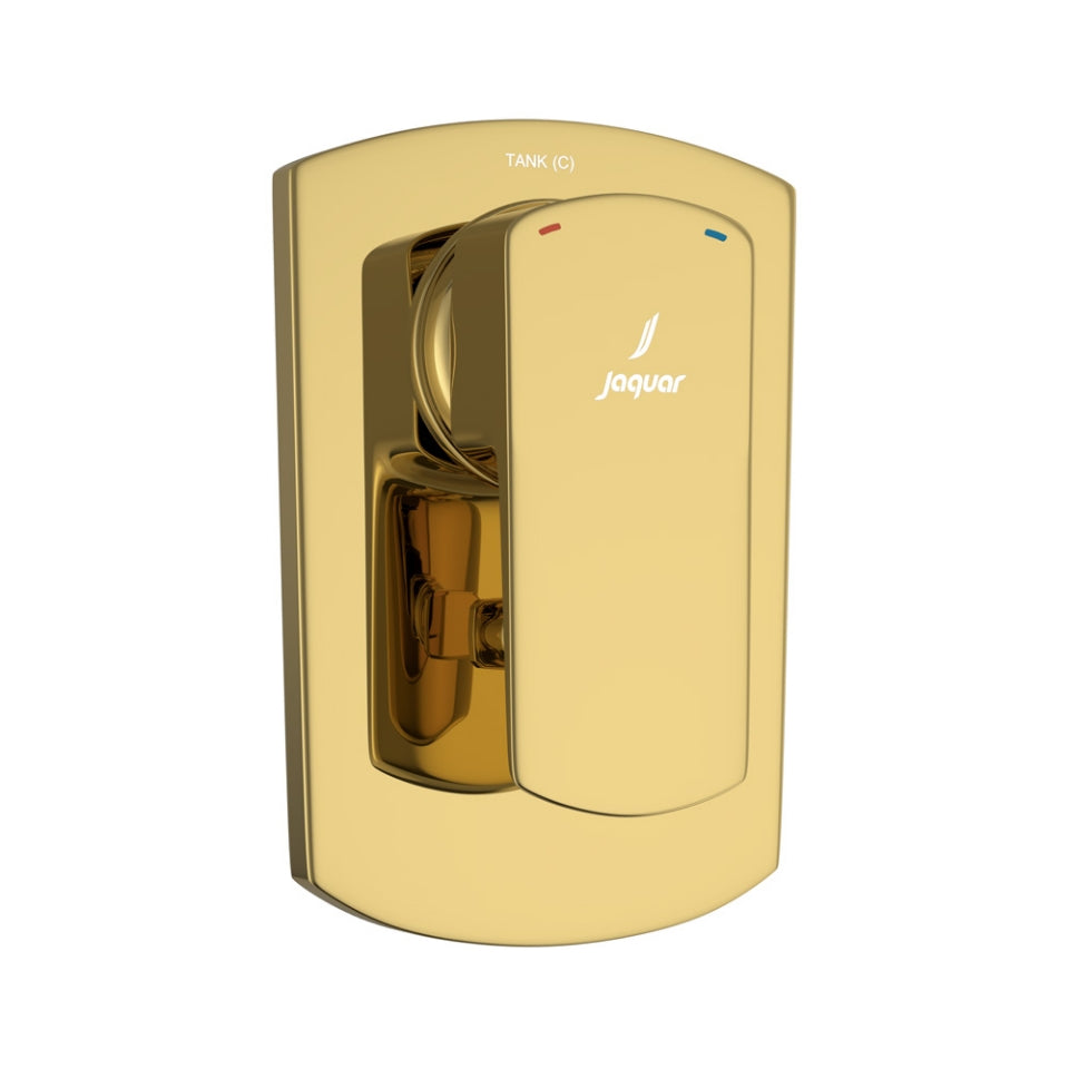 Jaquar Kubix Prime Single Lever 3-inlet Diverter - Gold Bright PVD