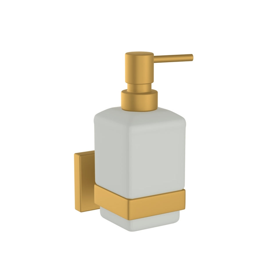 Jaquar Kubix Prime Soap Dispenser - Gold Matt PVD
