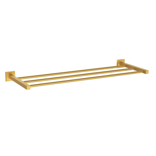 Jaquar Kubix Prime Towel Rack - Gold Matt PVD