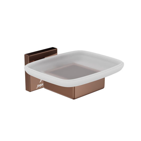 Jaquar Kubix Prime Soap Dish Holder - Blush Gold Bright PVD