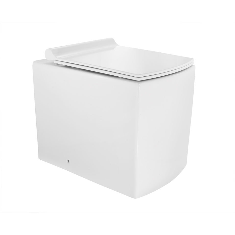 Jaquar Kubix Prime Rimless Back To Wall WC - White