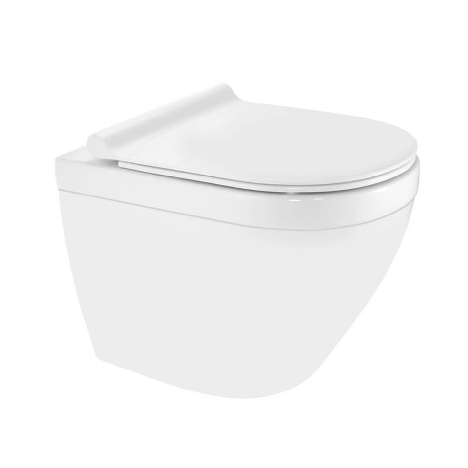 Jaquar Solo Rimless, Blind Installation Wall Hung WC - White