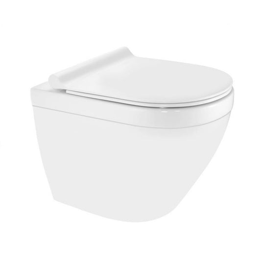 Jaquar Solo Rimless, Blind Installation Wall Hung WC - White
