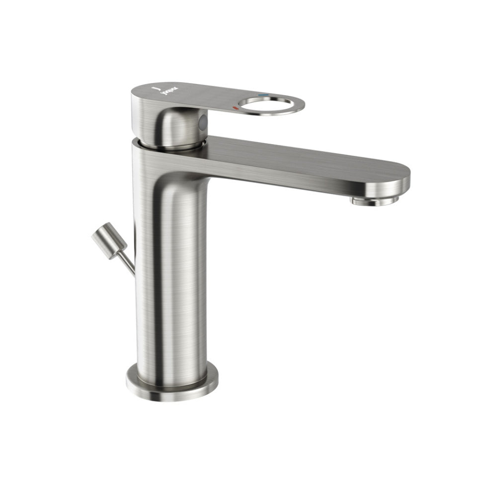 Jaquar Ornamix Prime Single Lever Basin Mixer with Popup -Stainless Steel - Stainless Steel