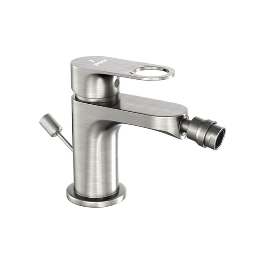 Jaquar Ornamix Prime Single Lever 1-Hole Bidet Mixer with Popup Waste System - Stainless Steel