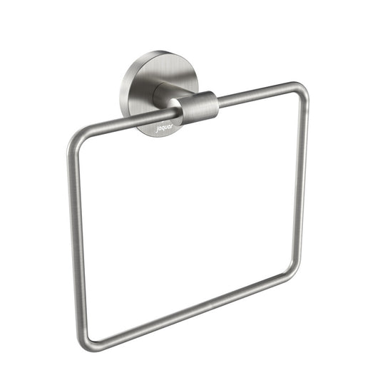 Jaquar Continental Towel Ring Square with Round Flange - Stainless Steel