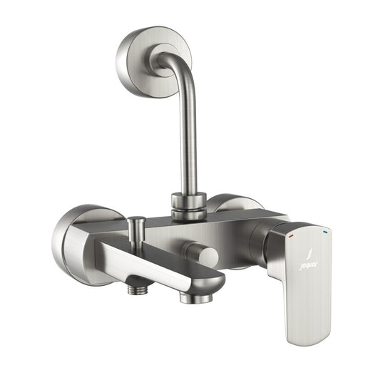 Jaquar Kubix Prime Single Lever Wall Mixer 3-in-1 System - Stainless Steel