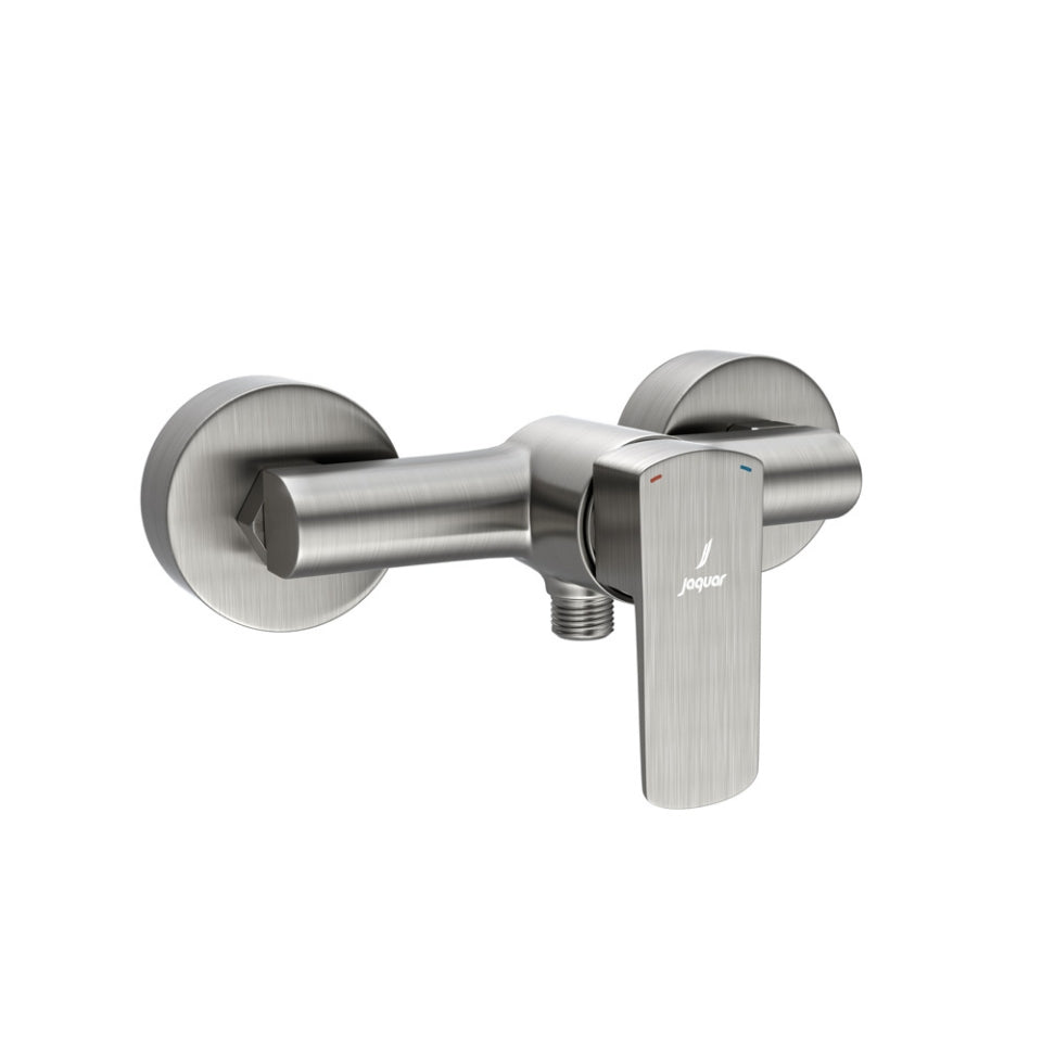 Jaquar Kubix Prime Single Lever Exposed Shower Mixer - Stainless Steel