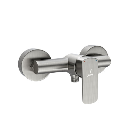 Jaquar Kubix Prime Single Lever Exposed Shower Mixer - Stainless Steel