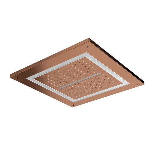 Jaquar Duoflo Shower Square Shape - Blush Gold Bright PVD
