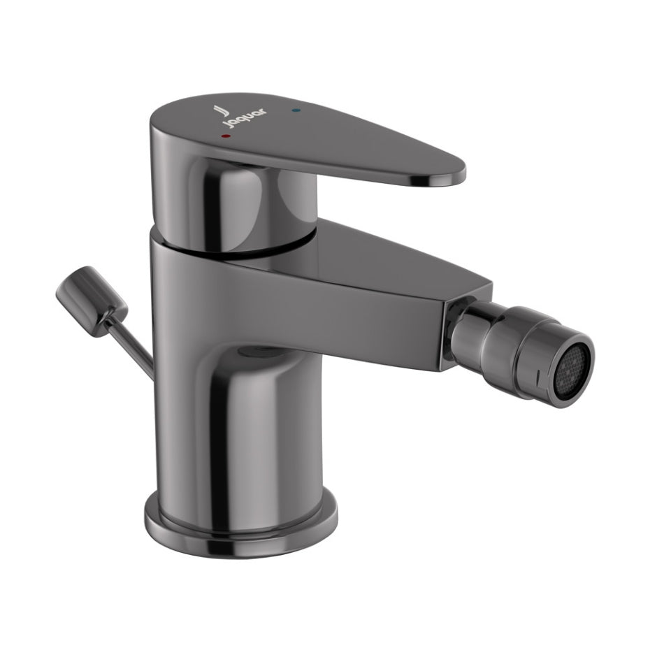 Jaquar Vignette Prime Single Lever 1 - Hole Bidet Mixer - Black Chrome
