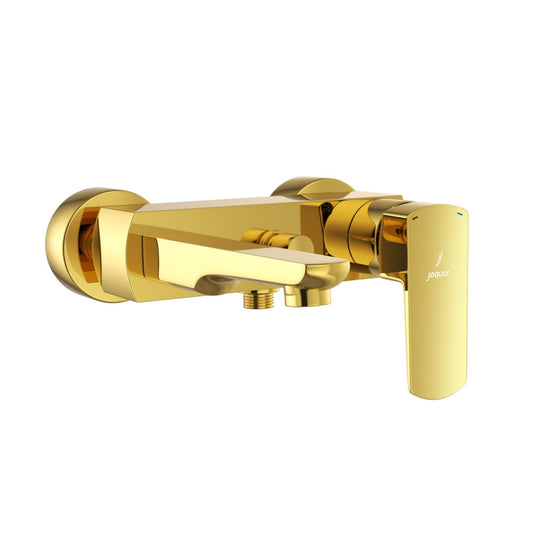 Jaquar Kubix Prime Single Lever Wall Mixer - Gold Bright PVD