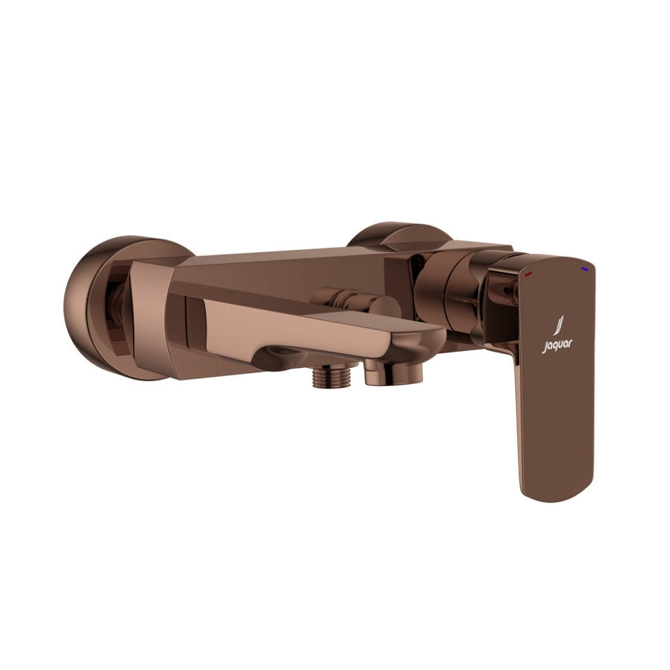 Jaquar Kubix Prime Single Lever Wall Mixer - Blush Gold Bright PVD