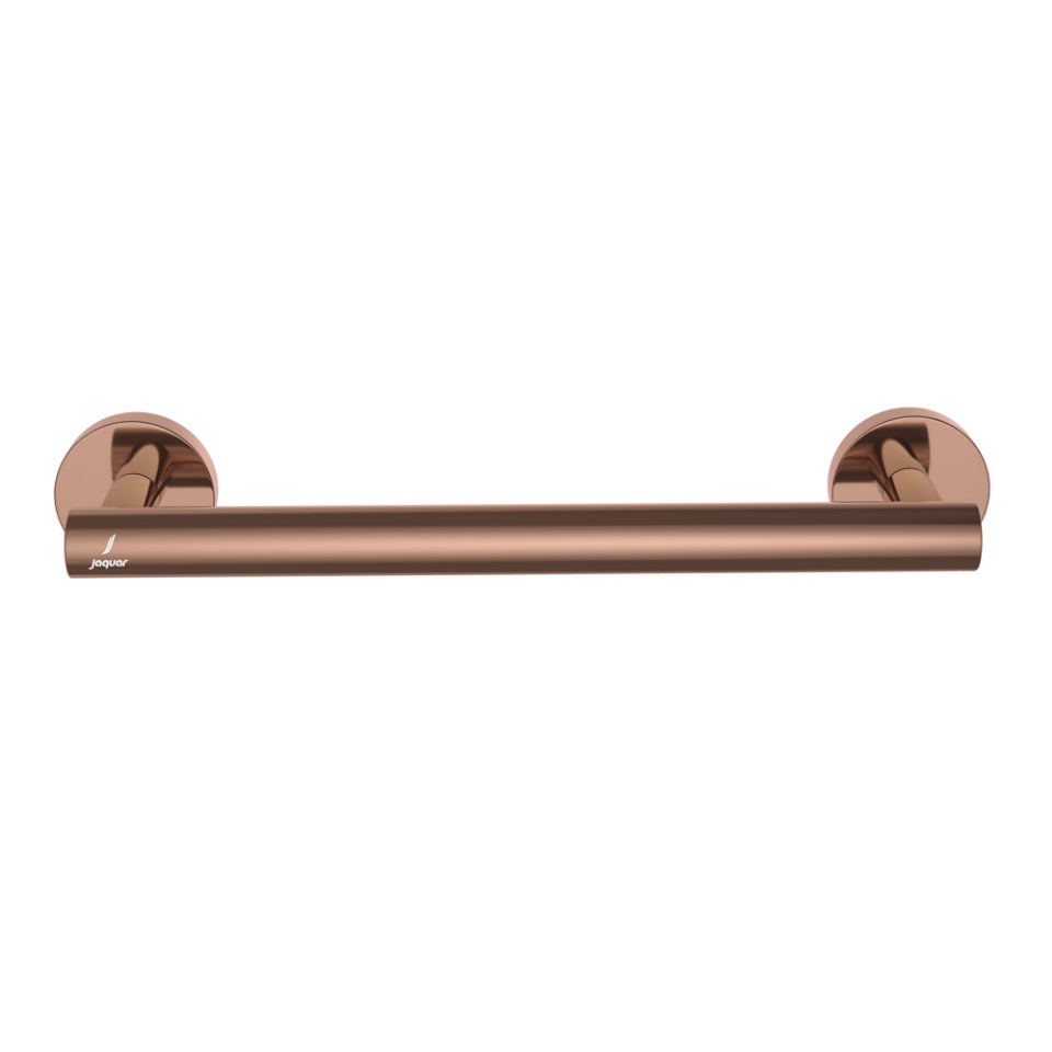 Jaquar Continental Grab Bar 300mm Long - Blush Gold Bright PVD