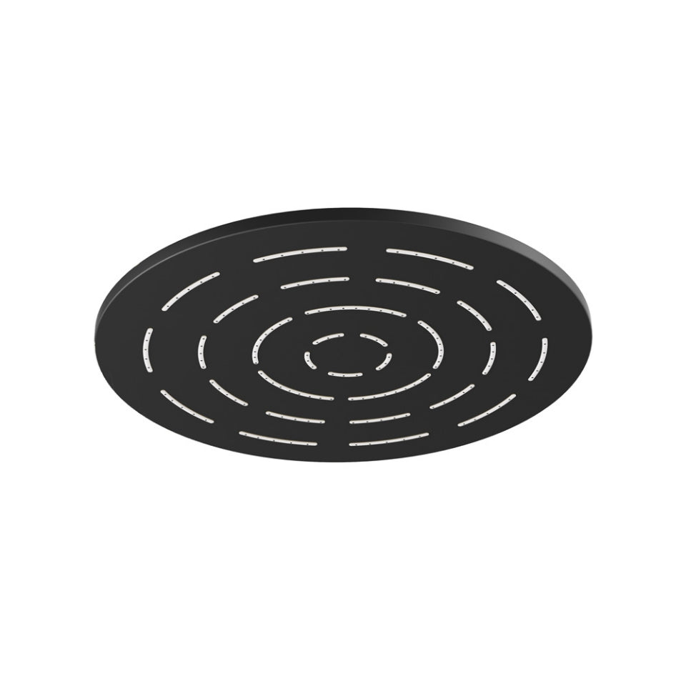 Jaquar Round Shape Single Flow Maze Overhead Shower - Black Matt