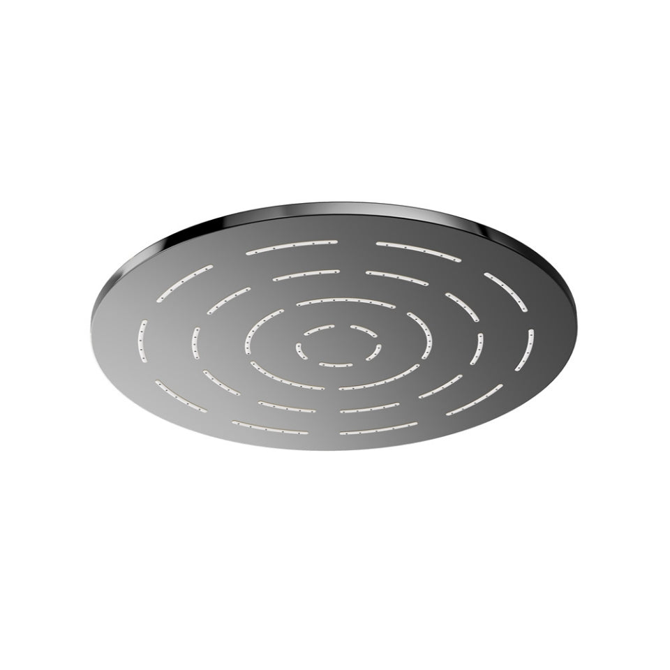 Jaquar Round Shape Single Flow Maze Overhead Shower - Black Chrome