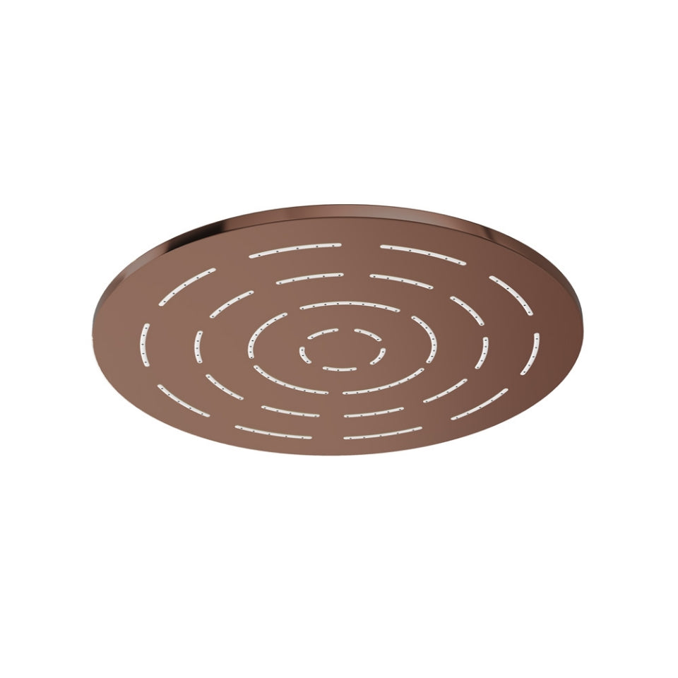 Jaquar Round Shape Single Flow Maze Overhead Shower - Blush Gold Bright PVD