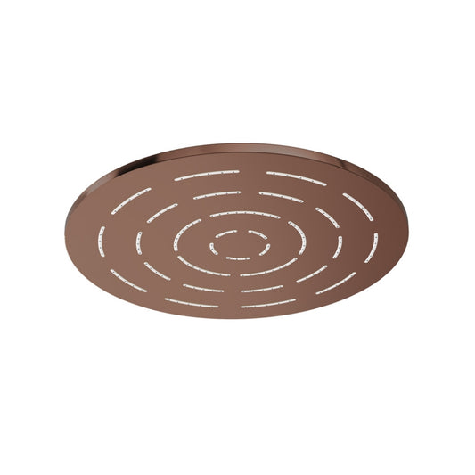 Jaquar Round Shape Single Flow Maze Overhead Shower - Blush Gold Bright PVD
