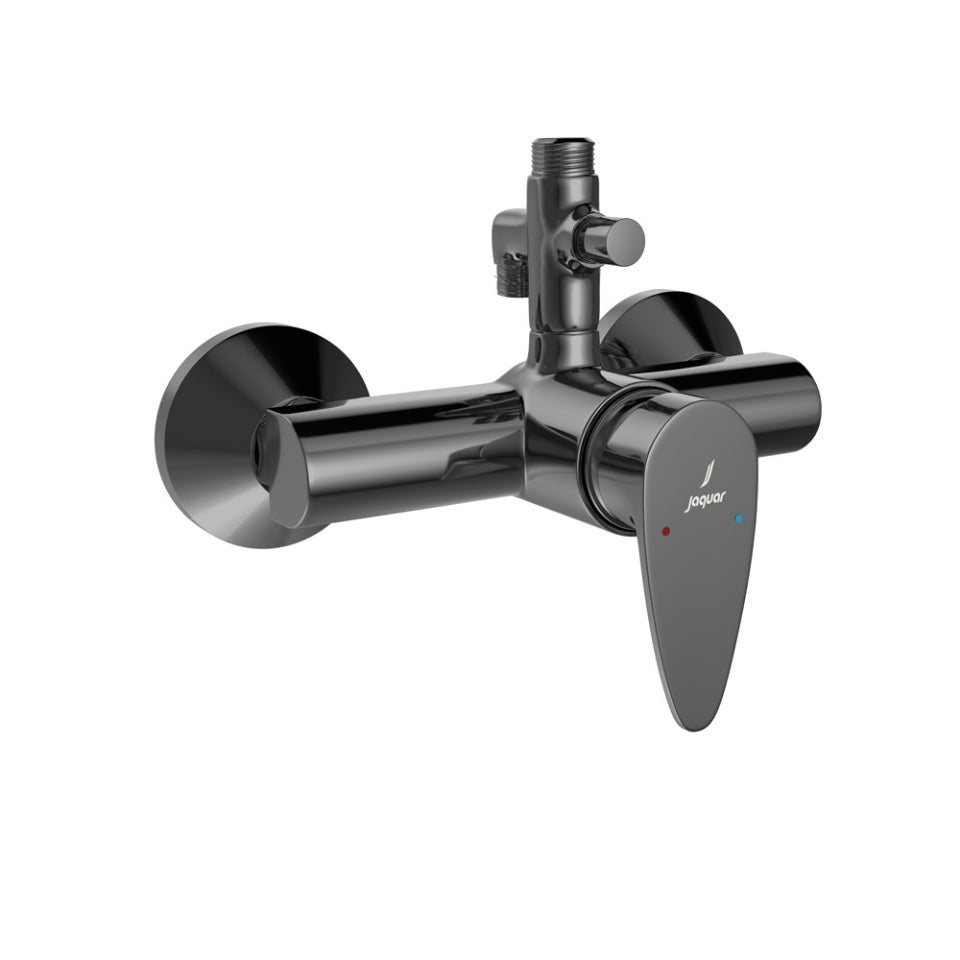 Jaquar Vignette Prime Single Lever Exposed Shower Mixer - Black Chrome