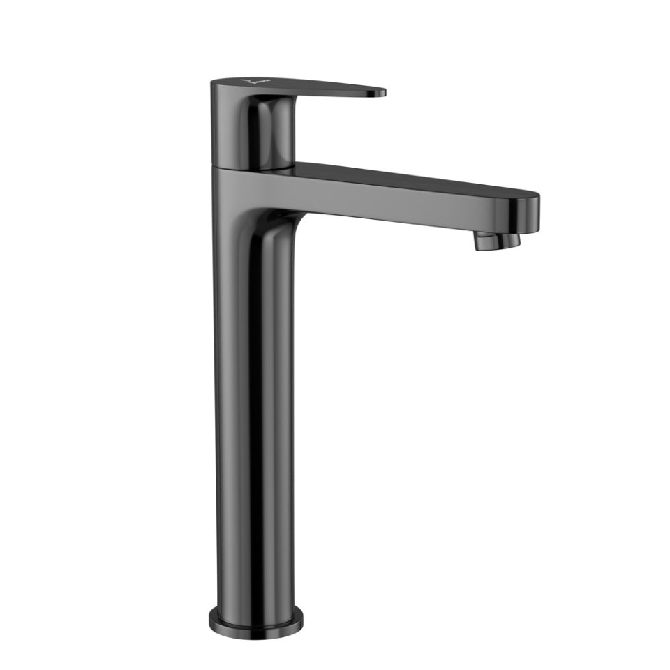 Jaquar Vignette Prime Pillar Cock - Black Chrome