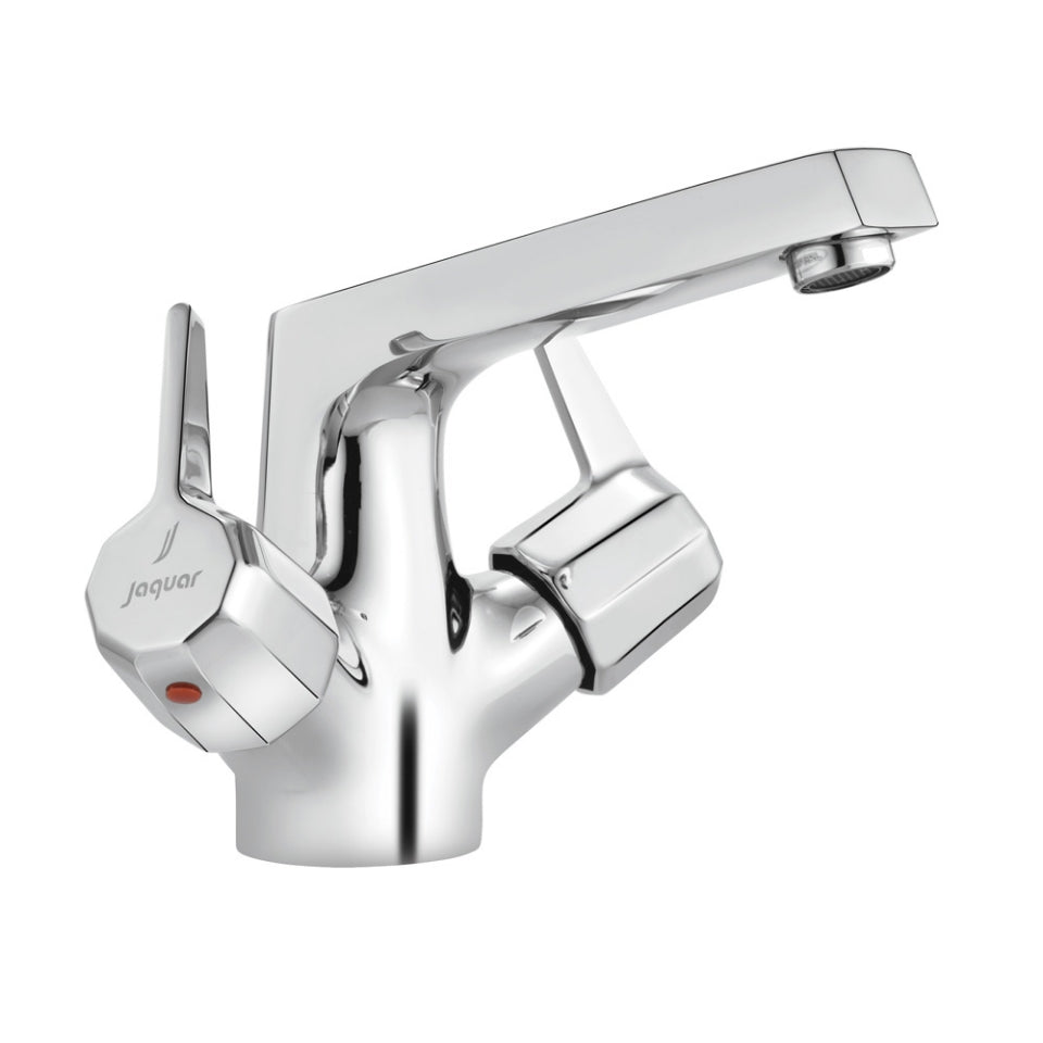 Jaquar Continental Prime Central Hole Basin Mixer without Popup Waste System - Chrome