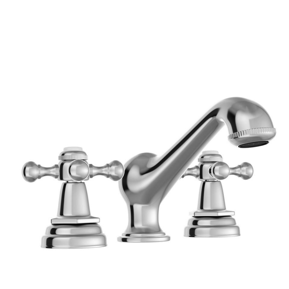 Jaquar Queens 3-Hole Basin Mixer -Chrome - Chrome
