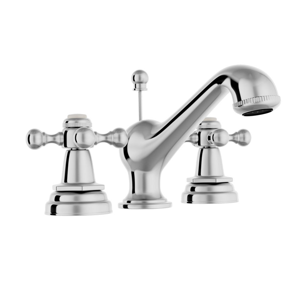 Jaquar Queens 3-Hole Basin Mixer - Chrome