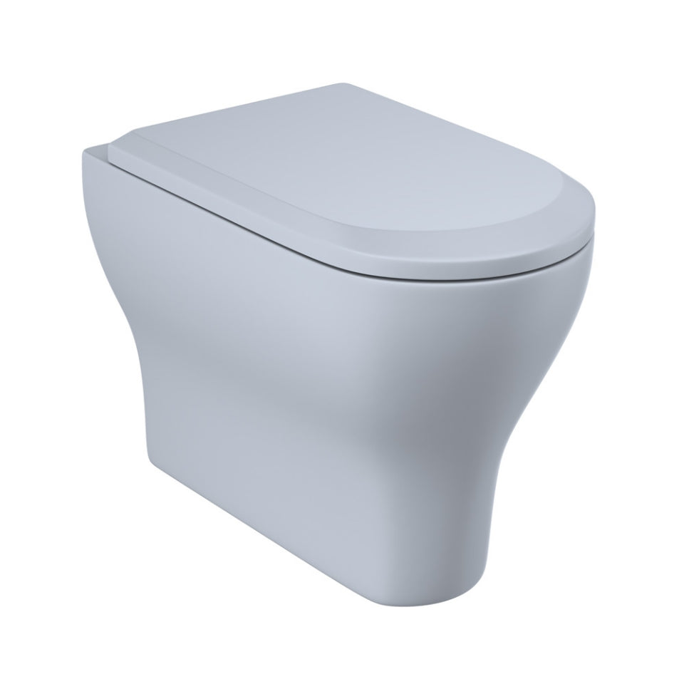 Jaquar Florentine Rimless Blind Installation Wall Hung WC - Ice Blue Matt