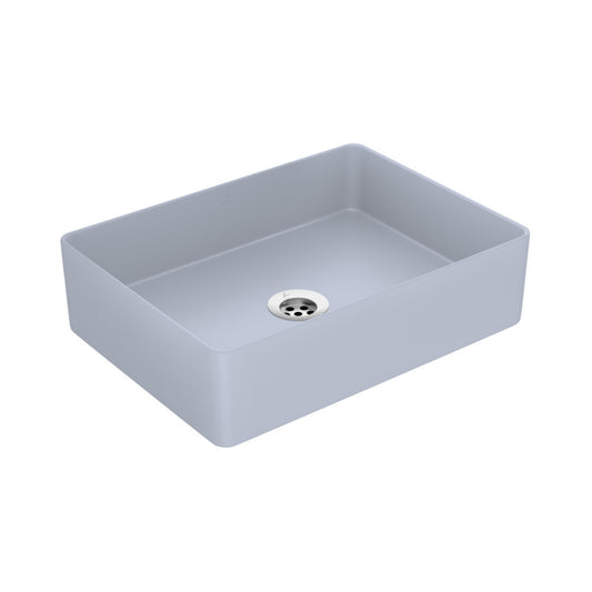 Jaquar Designer Thin Rim Table Top Basin - Ice Blue Matt