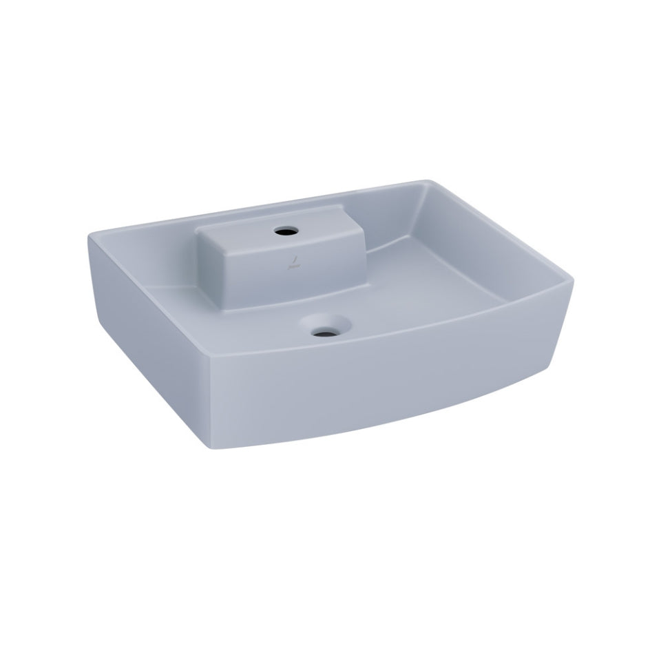 Jaquar Kubix Prime Table Top Basin - Ice Blue Matt
