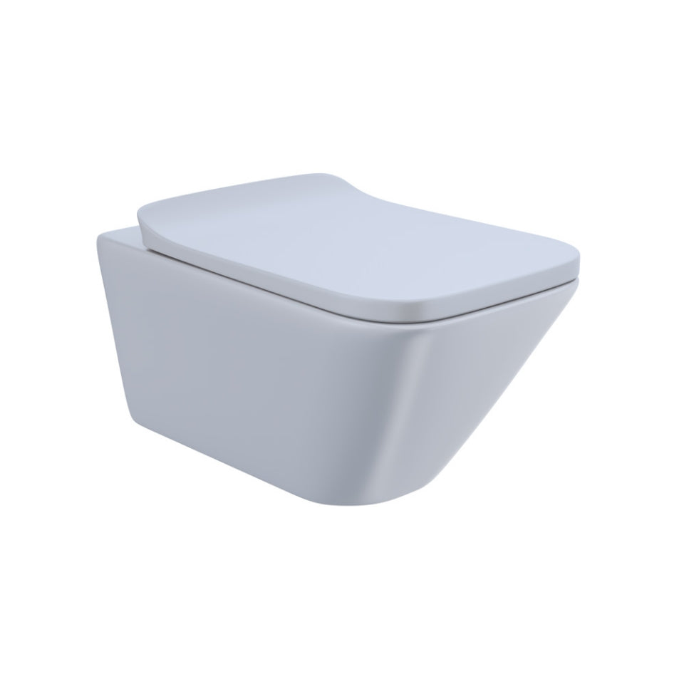 Jaquar Laguna Rimless Blind Installation Wall Hung WC - Ice Blue Matt