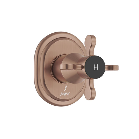 Jaquar Queens Prime Exposed Part Kit of Concealed Stop Cock Hot Only - Antique Copper