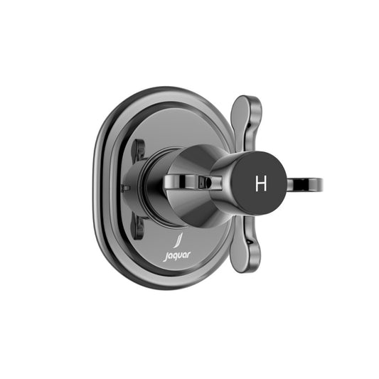 Jaquar Queens Prime Exposed Part Kit of Concealed Stop Cock Hot Only - Black Chrome