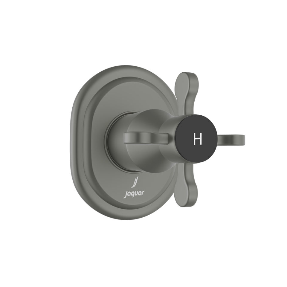 Jaquar Queens Prime Exposed Part Kit of Concealed Stop Cock Hot Only - Graphite