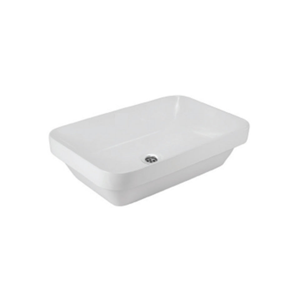 Jaquar D'Arc Counter top basin - White