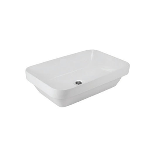 Jaquar D'Arc Counter top basin - White