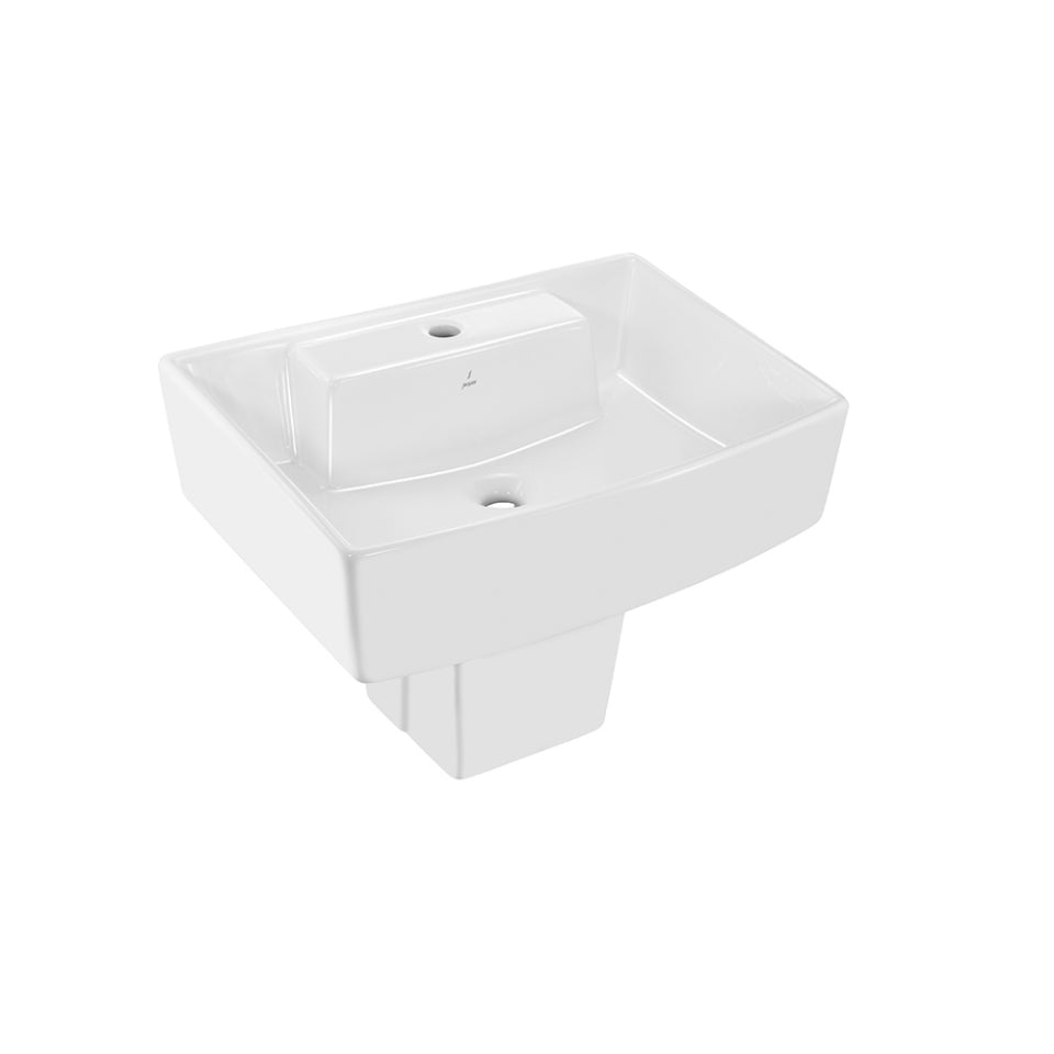 Jaquar Kubix Prime Half Pedestal - White