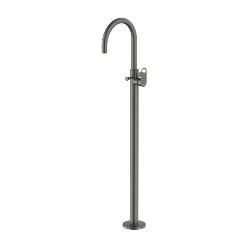 Jaquar Ornamix Prime Exposed Parts of Floor Mounted Single Lever Bath Mixer - Graphite