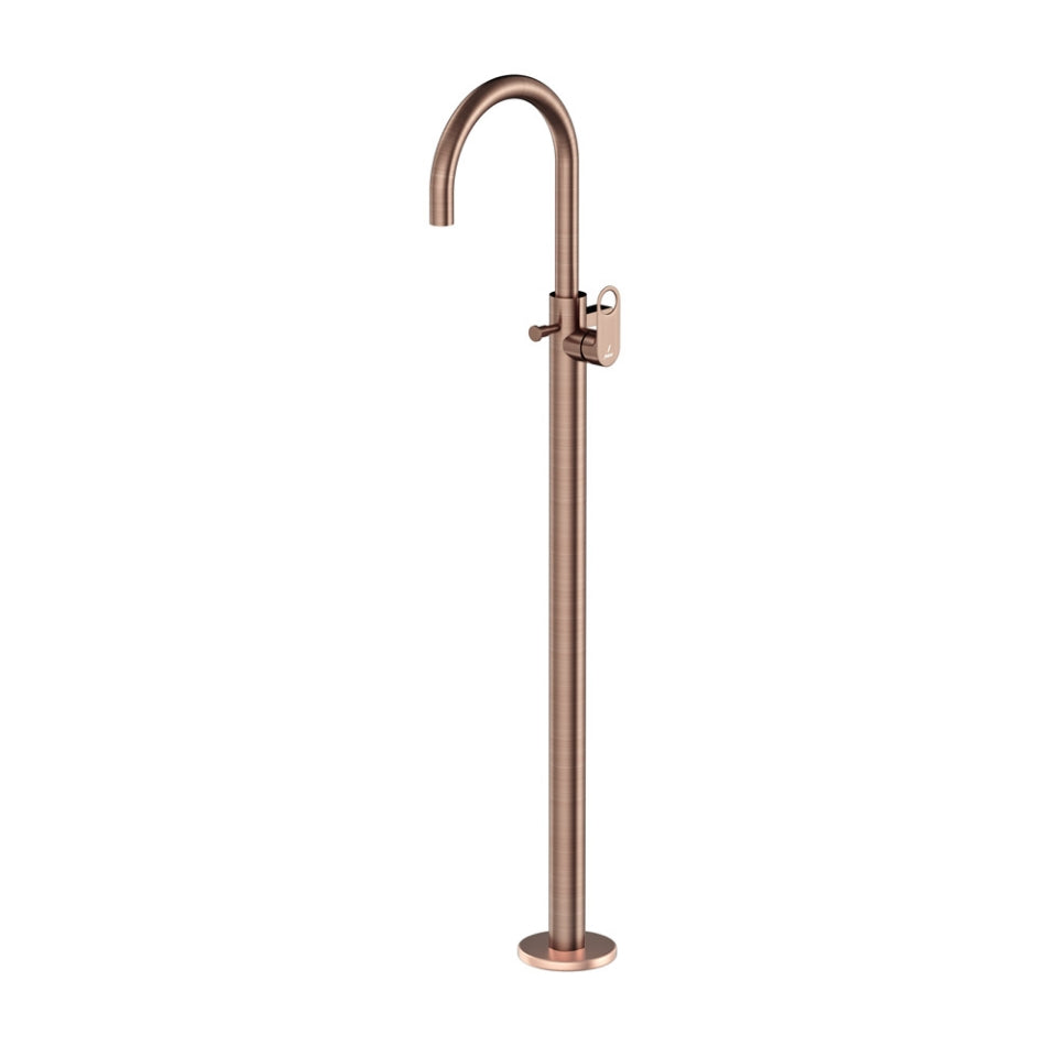 Jaquar Ornamix Prime Exposed Parts of Floor Mounted Single Lever Bath Mixer - Antique Copper