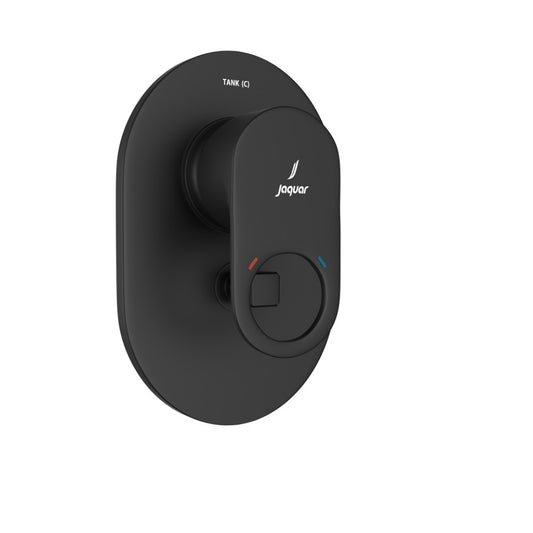 Jaquar Ornamix Prime 3-Inlet Single Lever Concealed Diverter - Black Matt