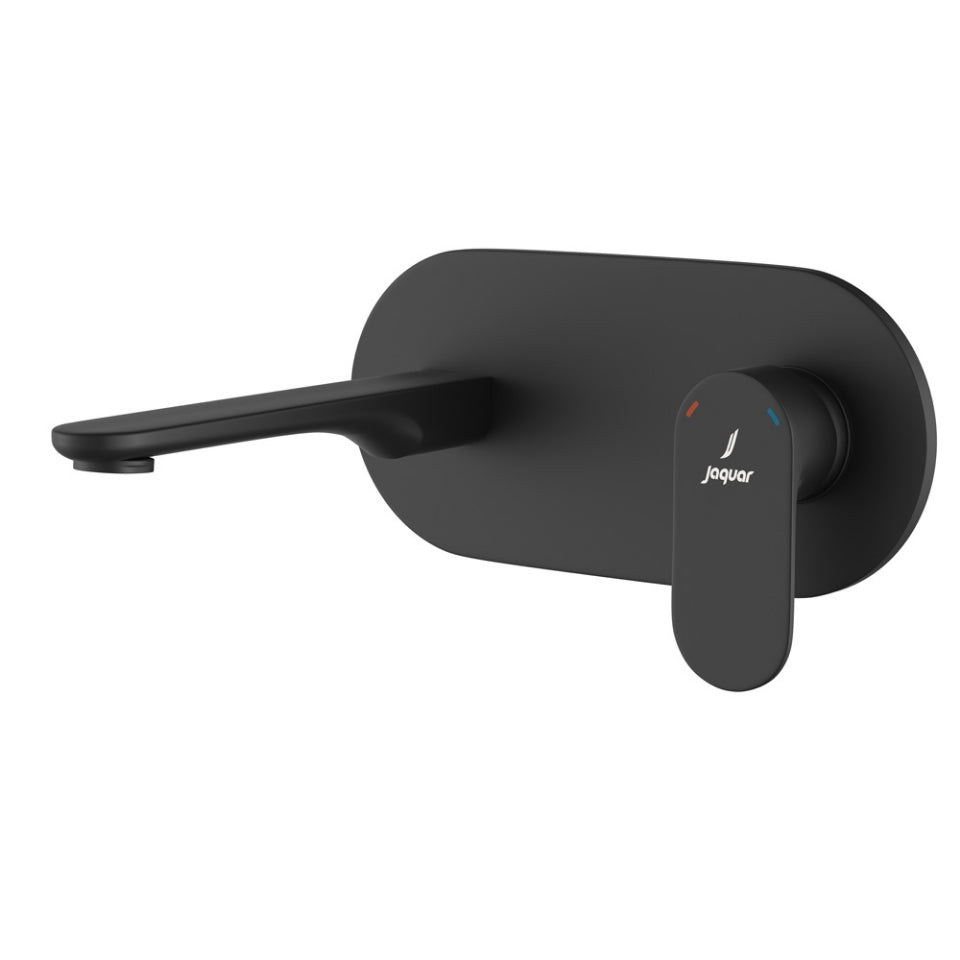 Jaquar Opal Prime Exposed Part Kit of Single Lever Basin Mixer Wall Mounted - Black Matt